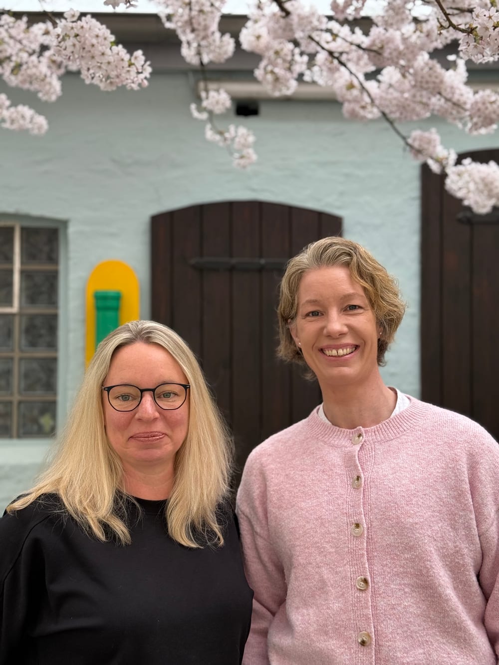 Katja Jahn und Beatrice Schneider, Ansprechpersonen im Nachbarschaftstreff